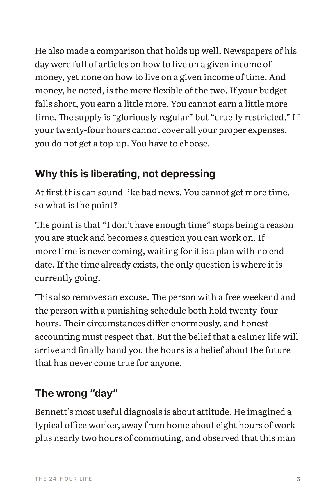 Chapter 1, “The Myth of No Time”, page 6